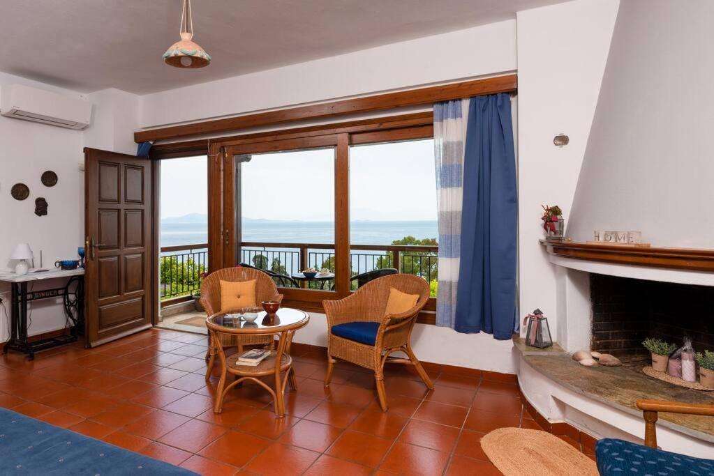 Seaside House With View Over Pagasitikos Afissos Zewnętrze zdjęcie